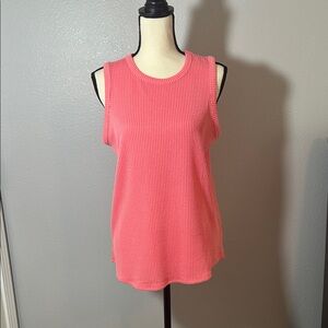 NWOT Maurices Coral Textured Tank Top